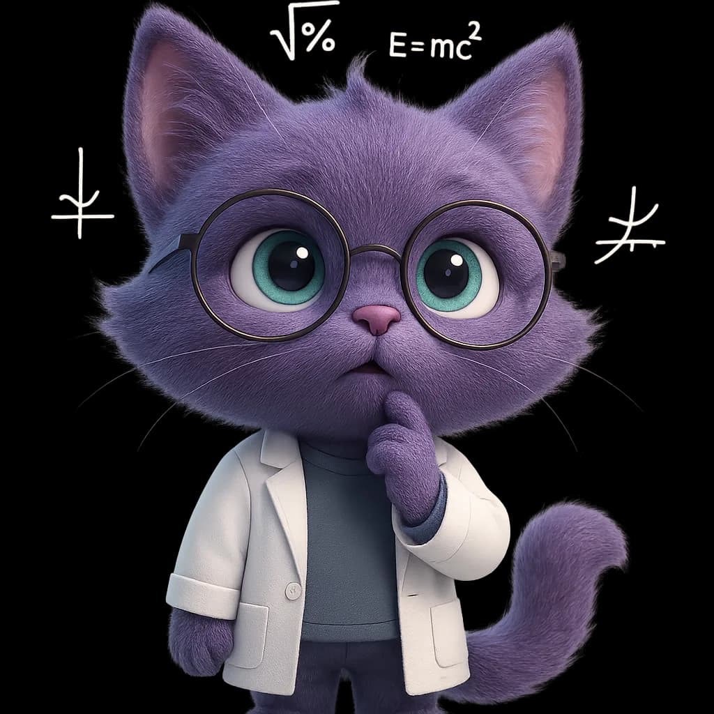 論理学者（INTP）のキャラクターイラスト